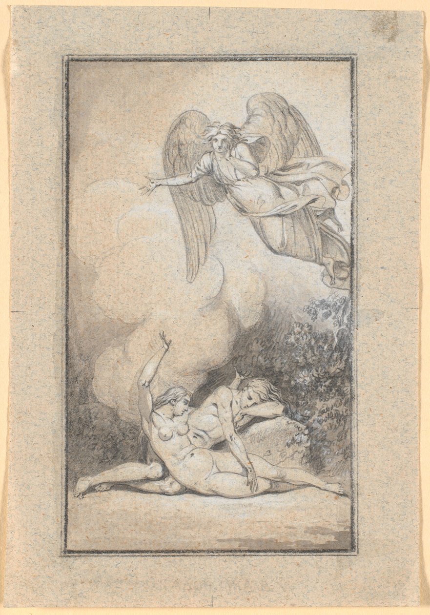 A criação de Eva de Nicolai Abildgaard
