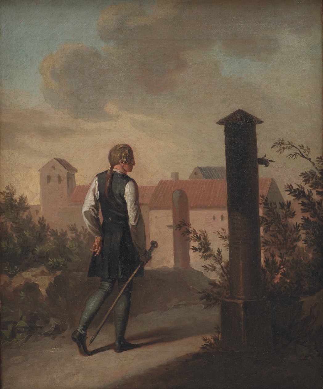 Niels Klim em Potu de Nicolai Abildgaard