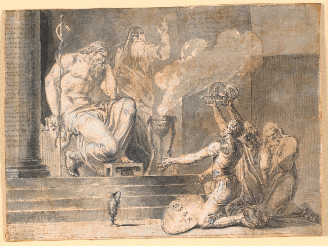 Sacrifício a Esculápio de Nicolai Abildgaard
