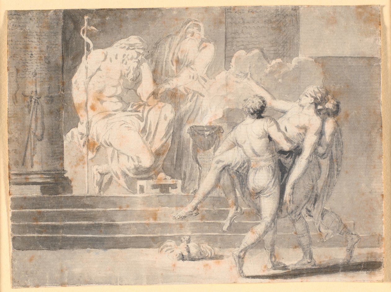 Sacrifício a Esculápio de Nicolai Abildgaard