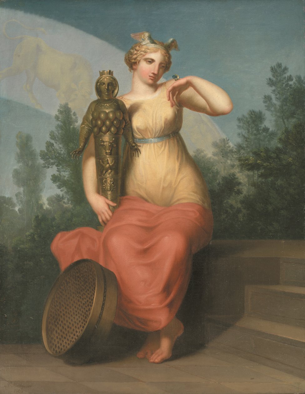 Filosofia. Figura alegórica. de Nicolai Abildgaard