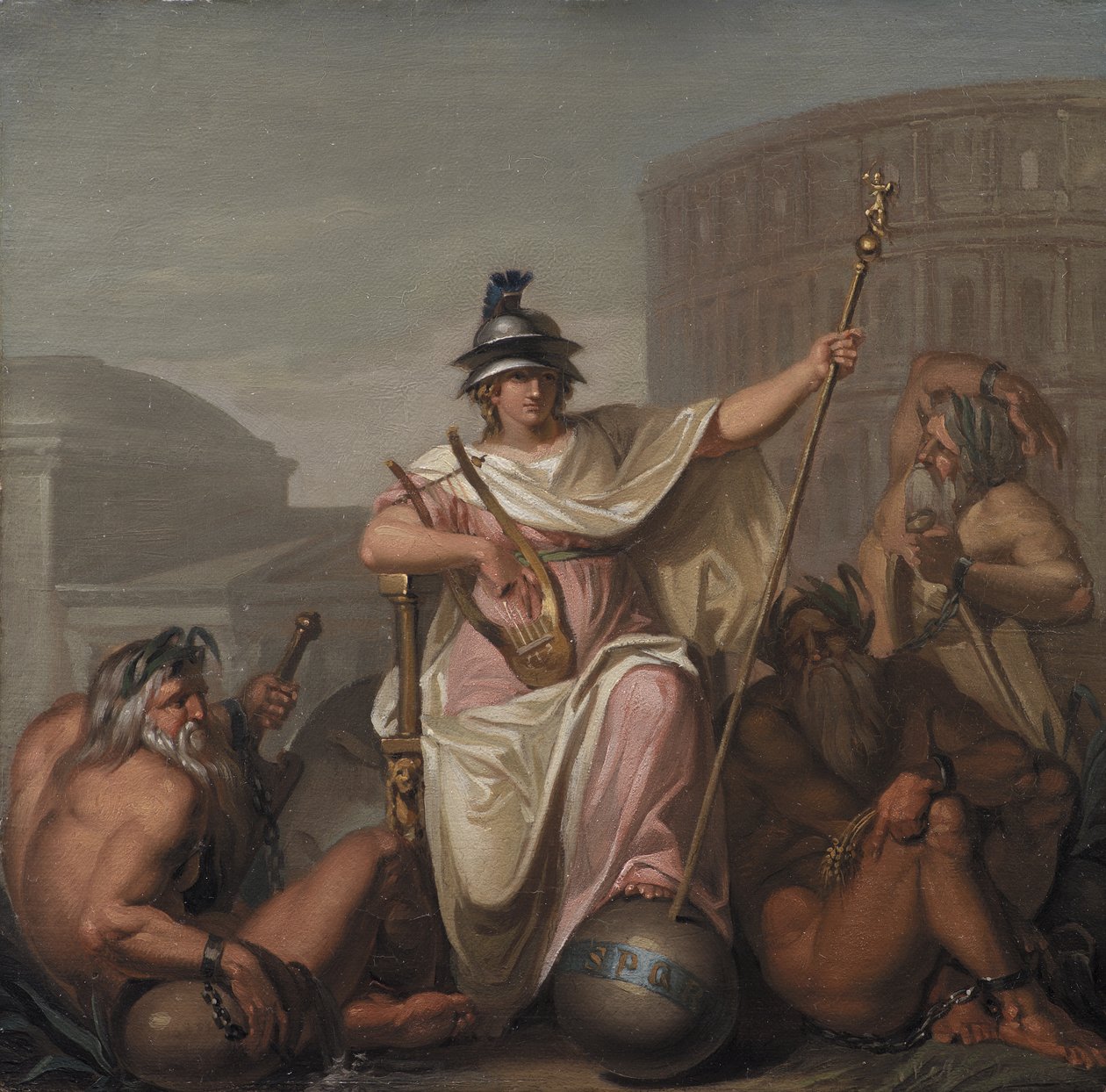 Roma como governante do mundo de Nicolai Abildgaard