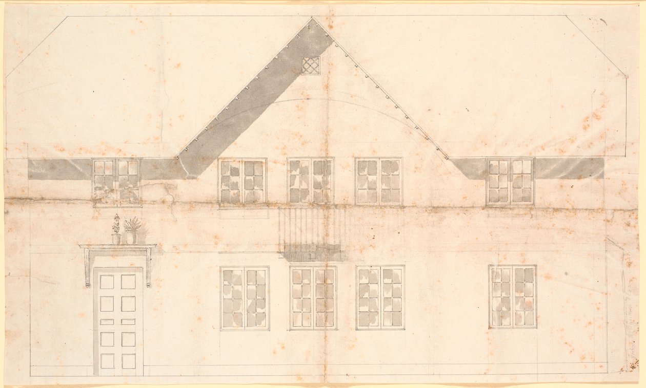 Fachada de esconderijo de pardal de Nicolai Abildgaard