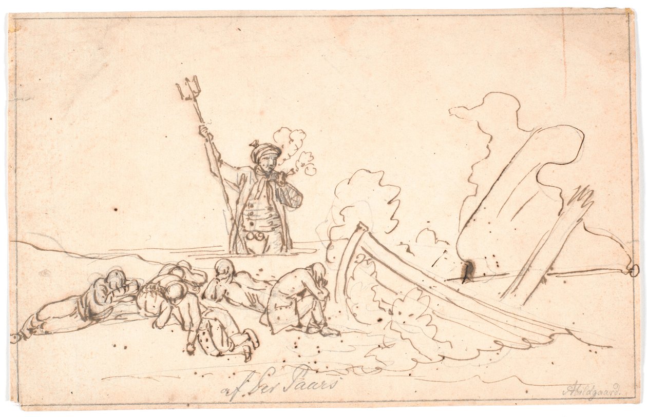 O encalhe em Anholt de Nicolai Abildgaard