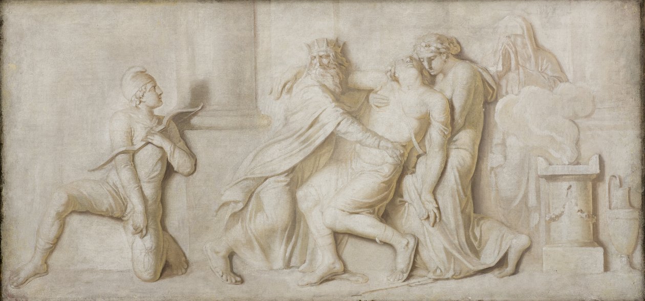 A Morte de Aquiles de Nicolai Abildgaard