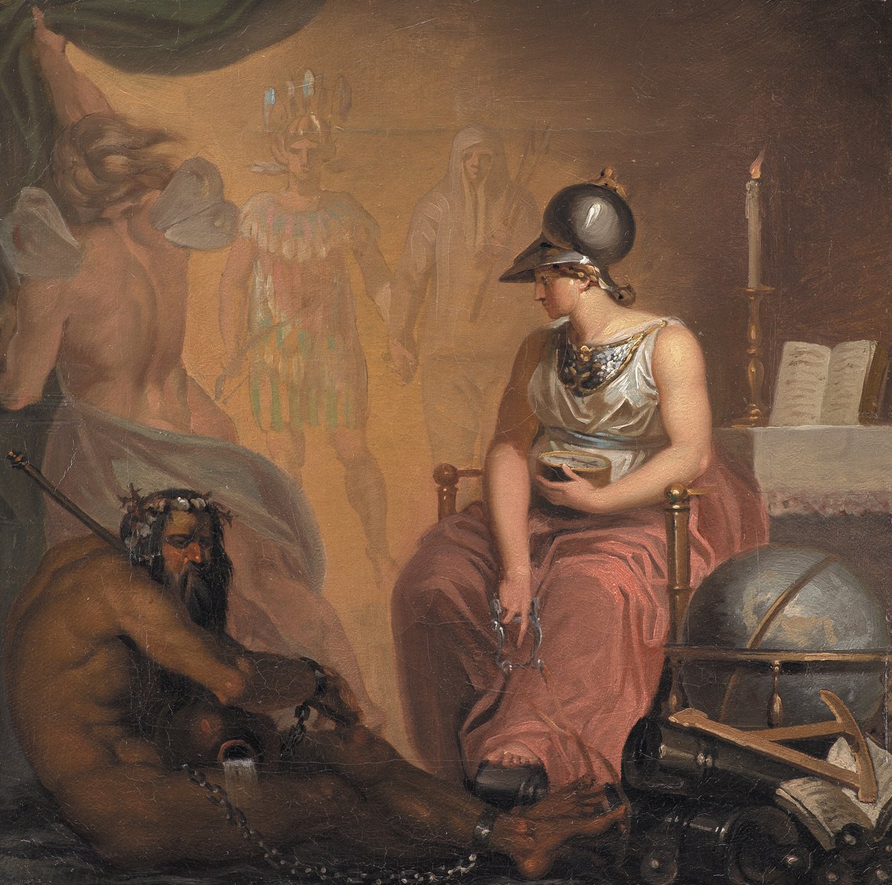 O Renascimento da Aprendizagem, a Invenção da Impressão e da Pólvora e a Descoberta da América de Nicolai Abildgaard