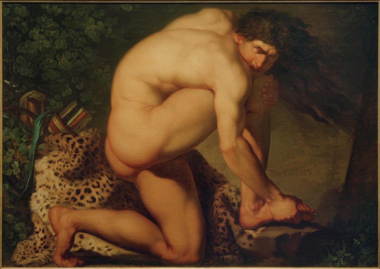 O Philoctet ferido de Nicolai Abraham Abildgaard
