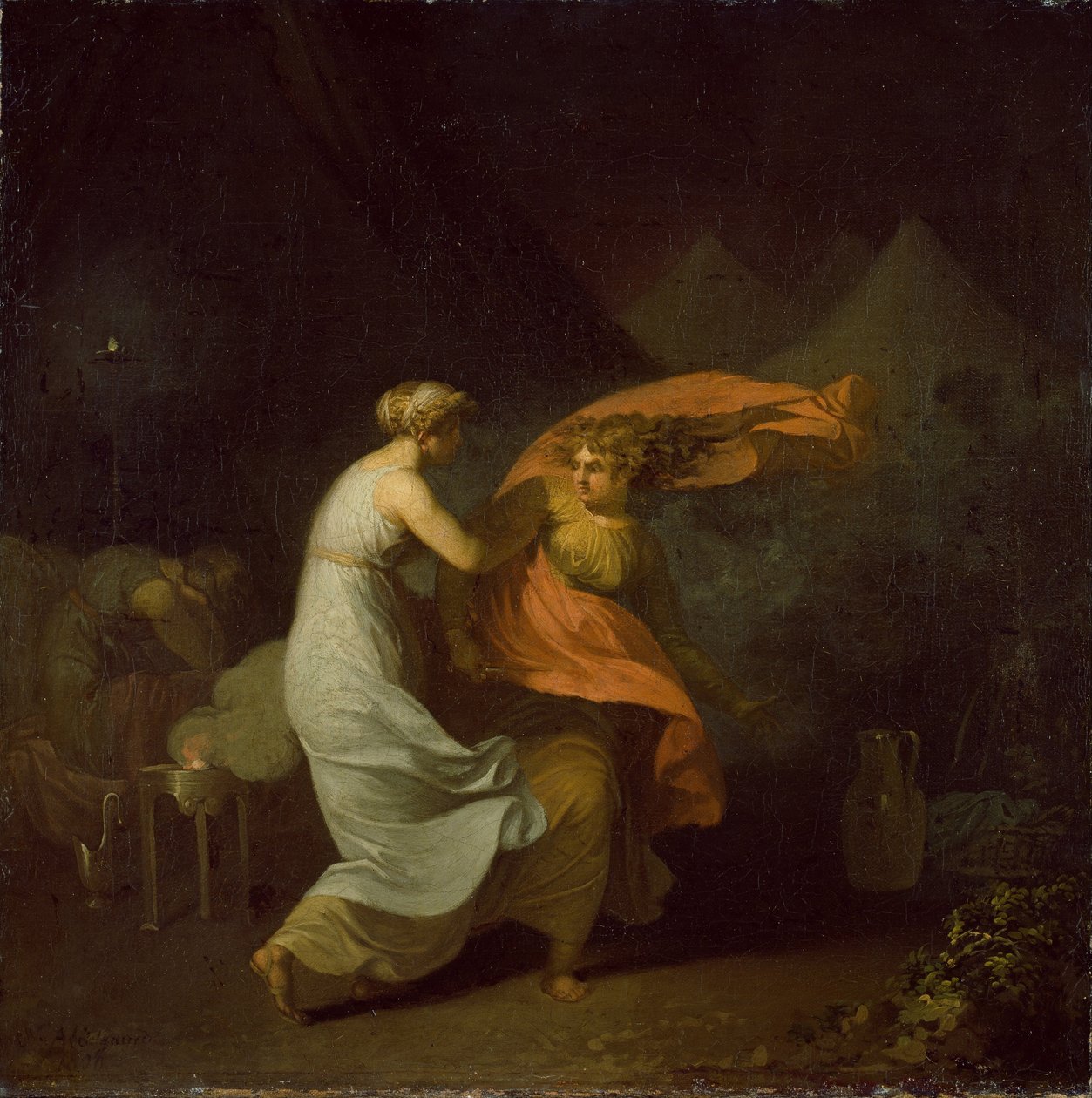 Julia e Fulvia de Nicolai Abraham Abildgaard