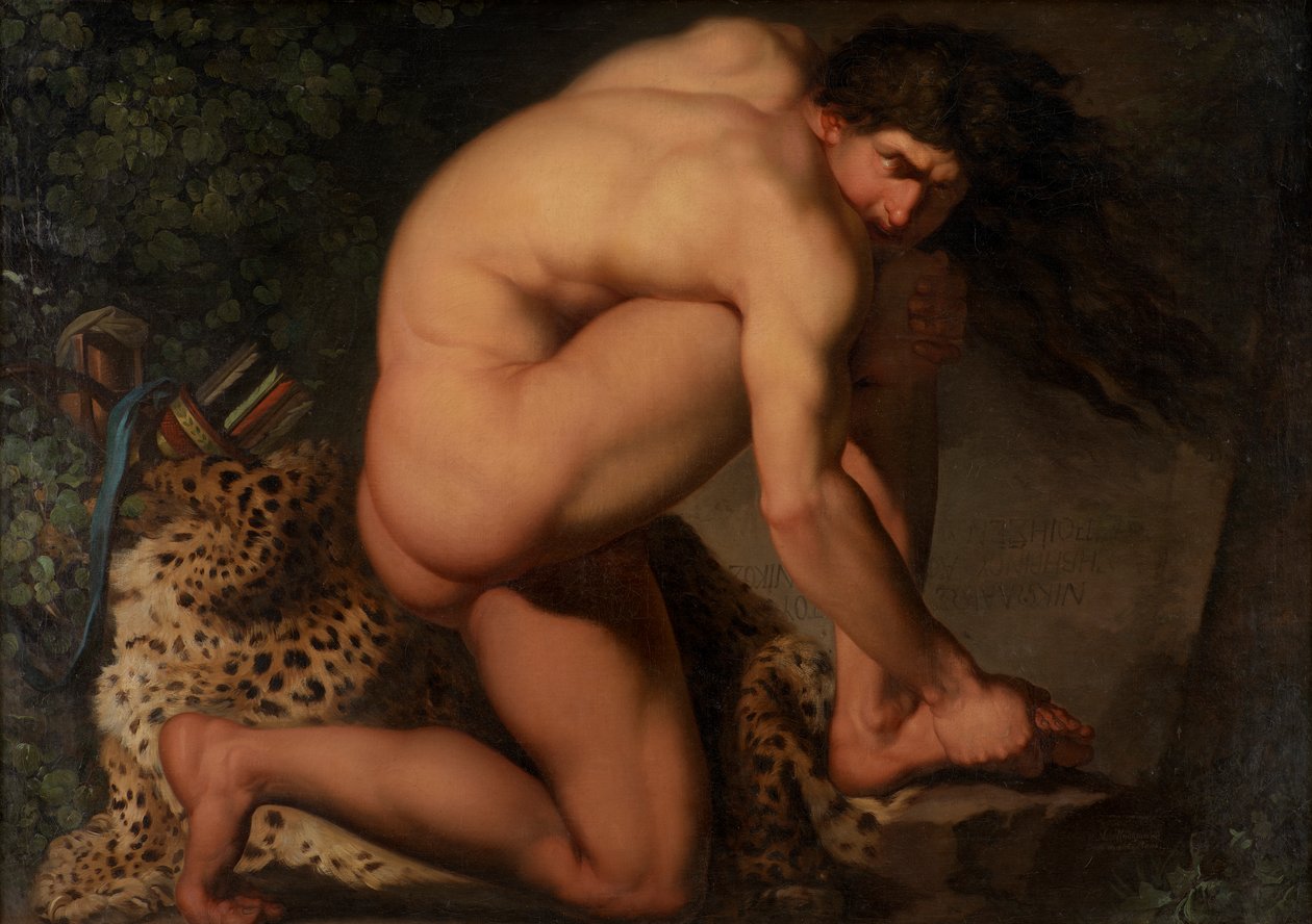 Os Filoctetas Feridos de Nicolai Abraham Abildgaard