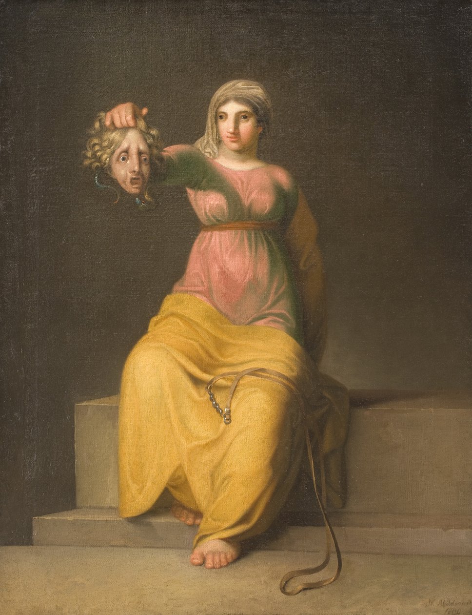 Teologia. Figura alegórica, 1800. de Nicolai Abraham Abildgaard
