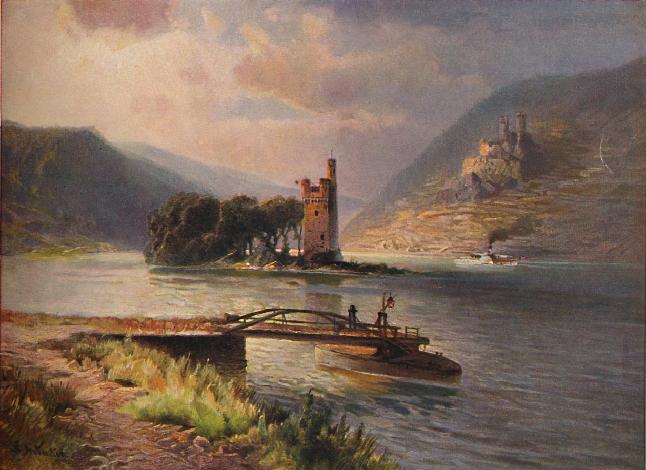 Der Mauseturm, Torre do Rato, 1923. de Nicolai Astudin