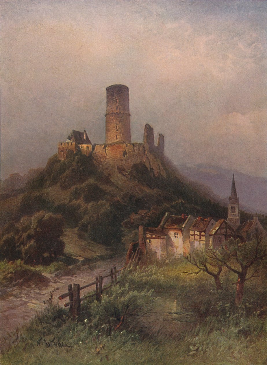 Die Godesburg, Castelo de Godesburg, 1923. de Nicolai Astudin