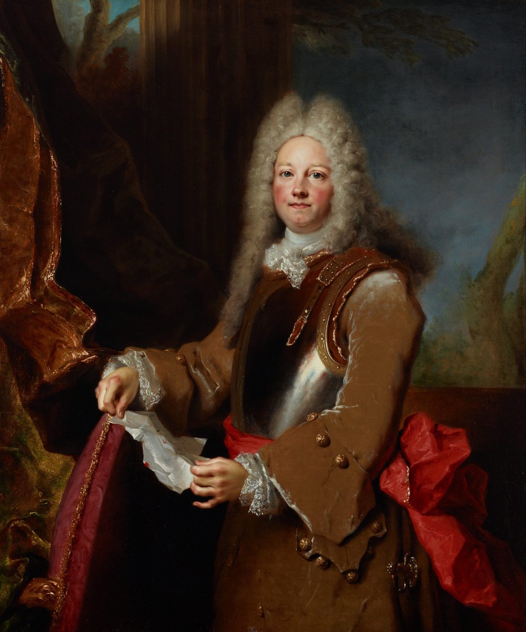 Retrato de um oficial de Nicolas de Largillière