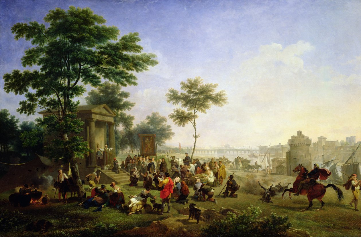 Missa no campo romano de Nicolas Antoine Taunay