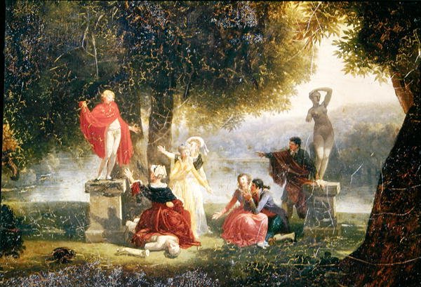 A estátua do amor de Nicolas Antoine Taunay
