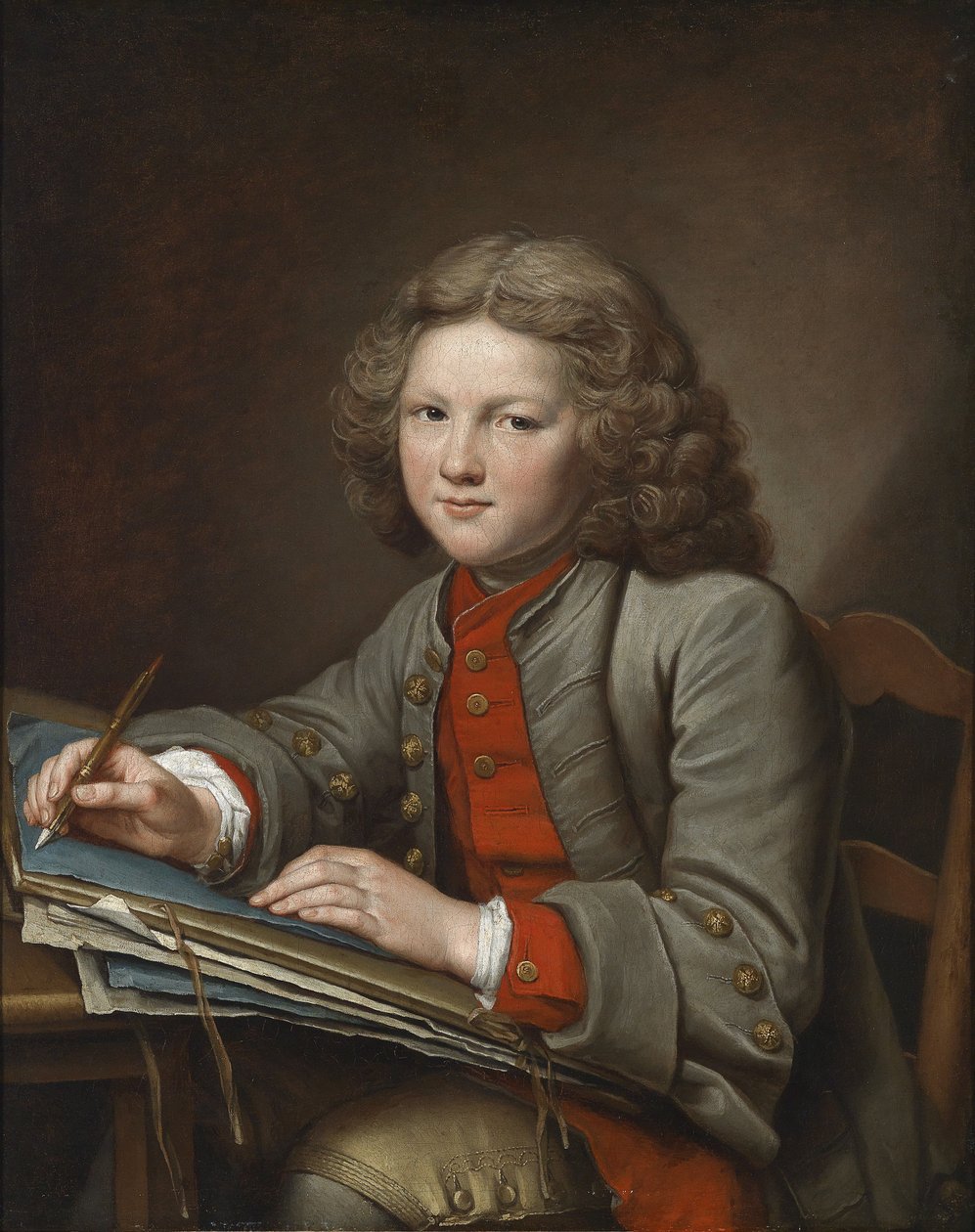 Um menino de desenho de Nicolas Bernard Lepicie