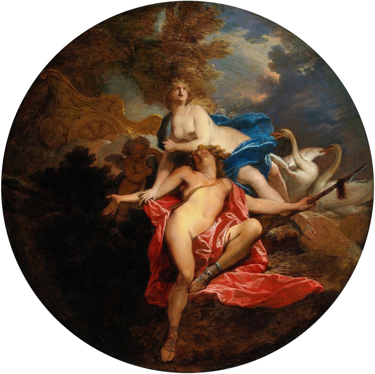 A morte de Adonisn de Nicolas Bertin