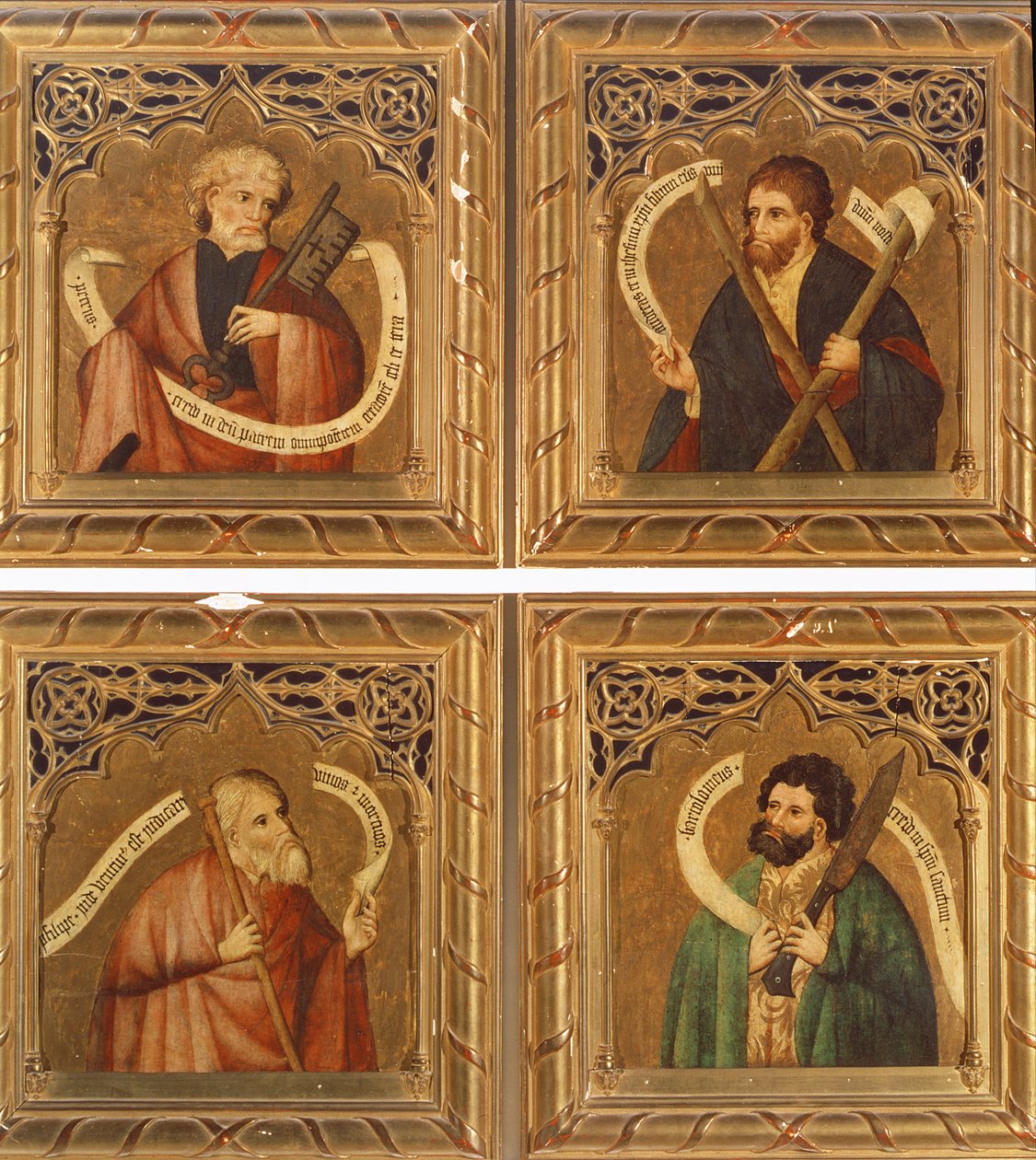 SS. Pedro, André, Filipe e Bartolomeu, 1468 de Nicolas Frances