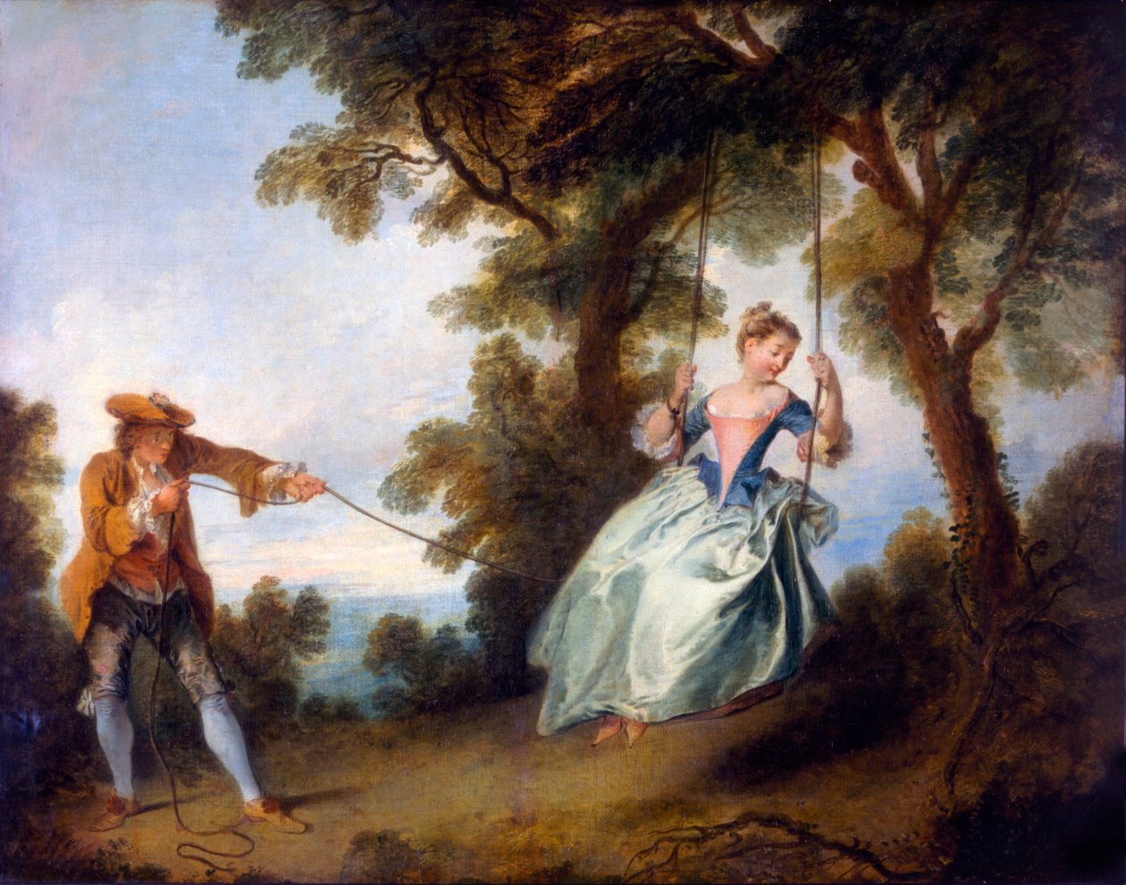 O balanço, 1730 de Nicolas Lancret