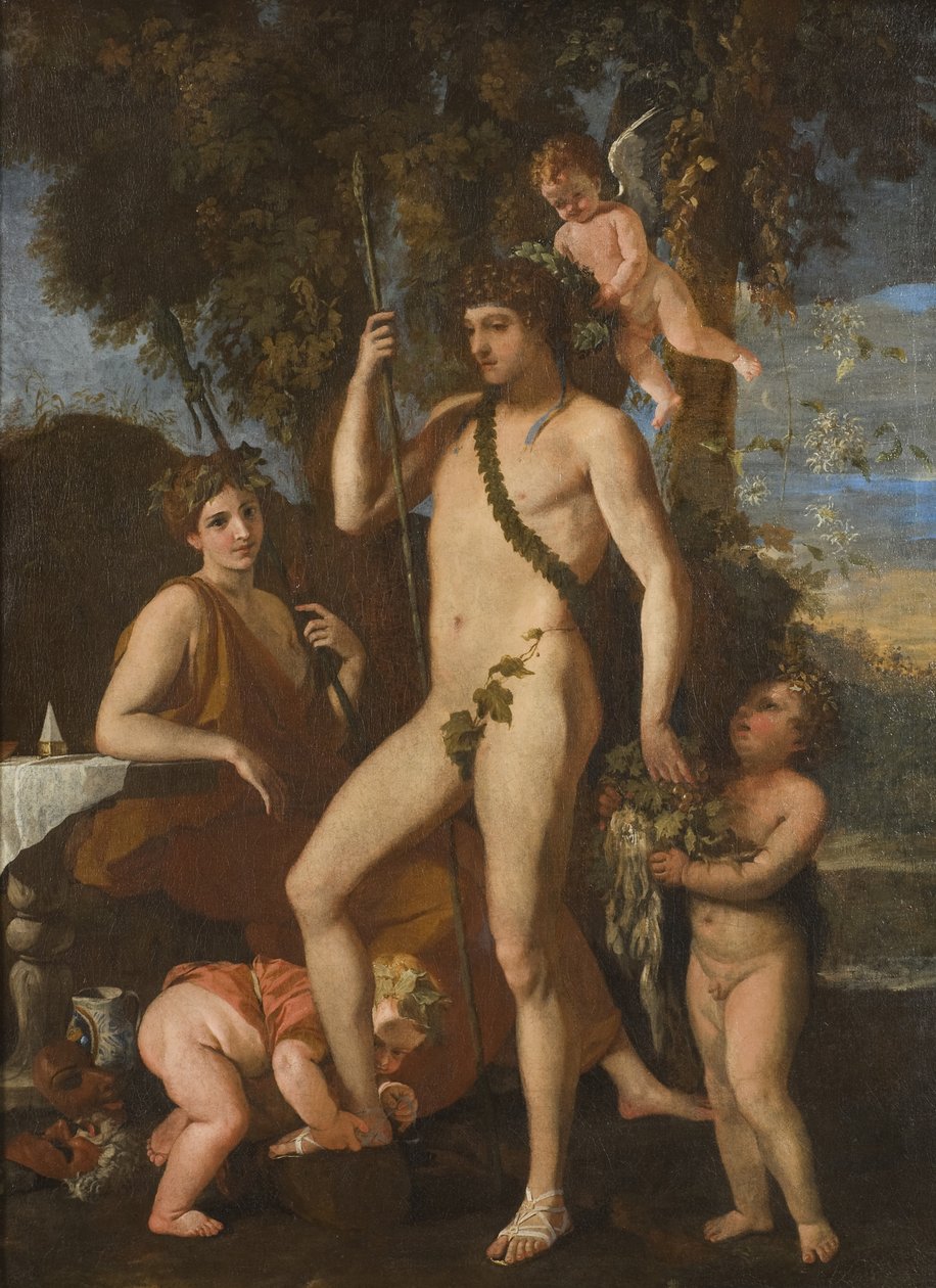 Baco-Apolo, 1620-25 de Nicolas Poussin