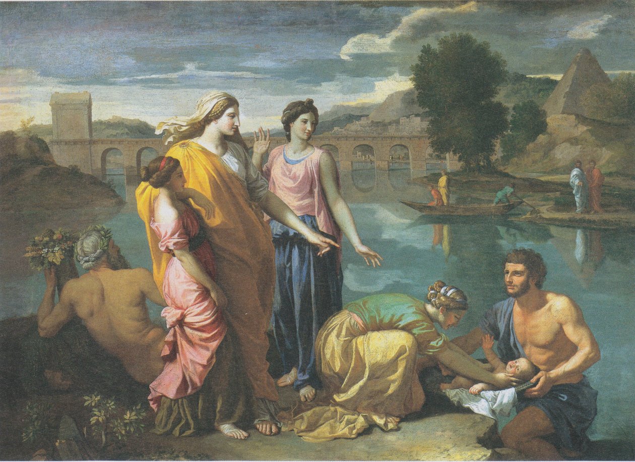 A descoberta de Moisés de Nicolas Poussin