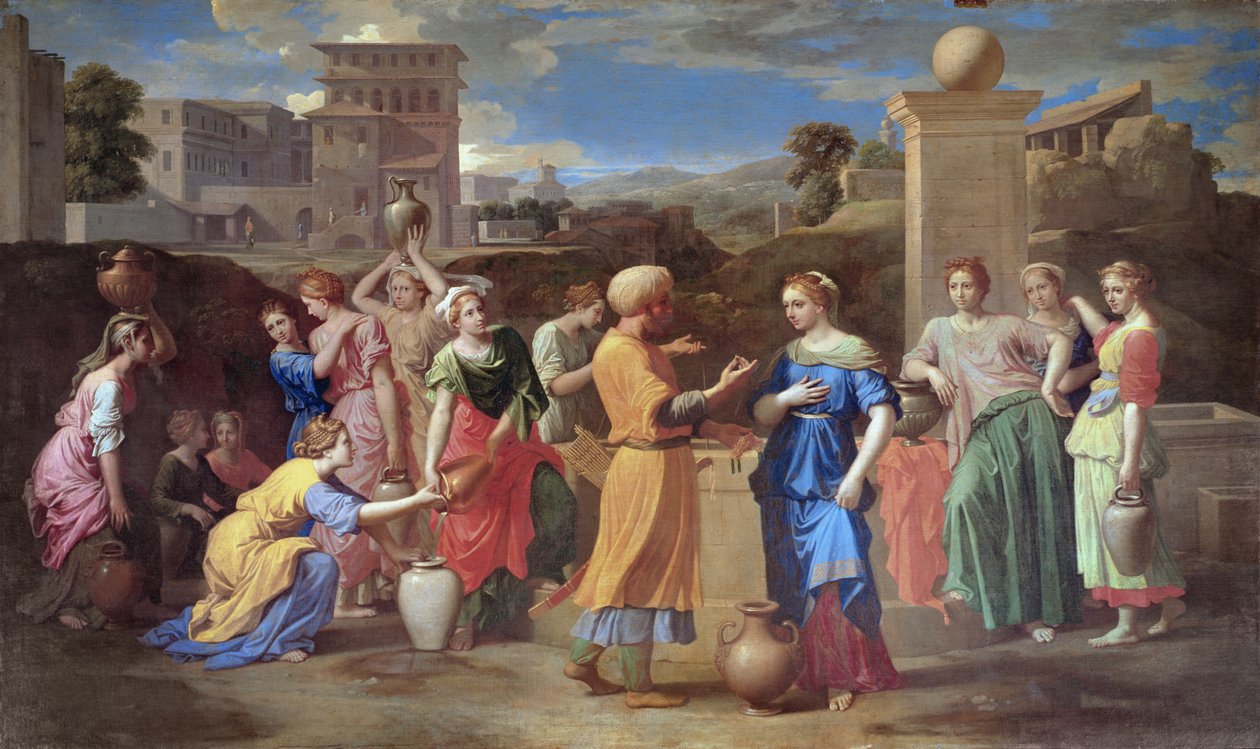 Eliezer e Rebecca, 1648 de Nicolas Poussin