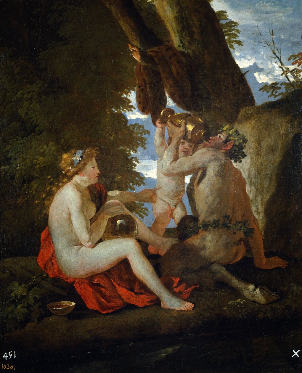 Cena báquica de Nicolas Poussin
