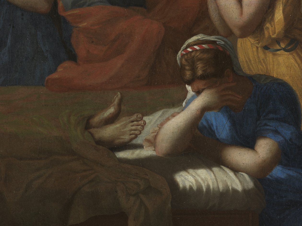 Extrema Unção, dos Sete Sacramentos, 1638-40 de Nicolas Poussin