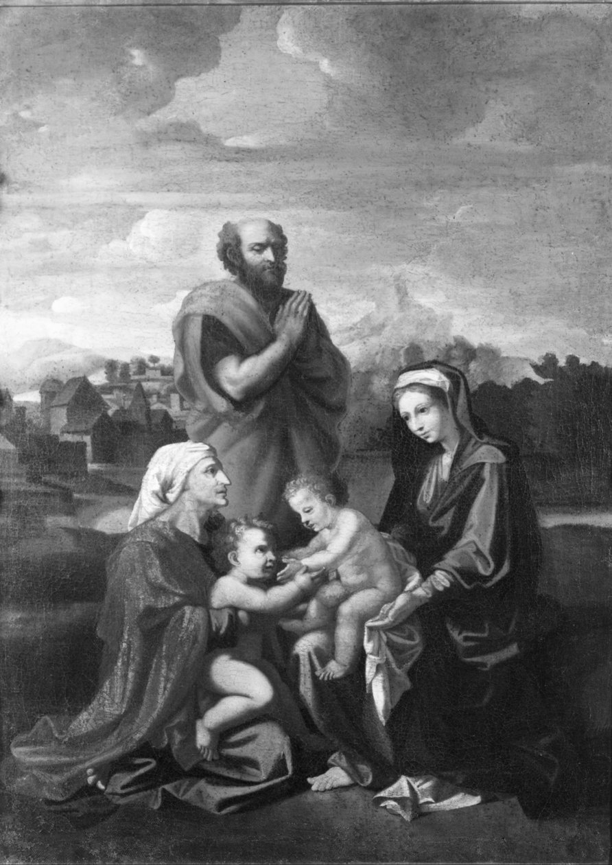 familia sagrada de Nicolas Poussin