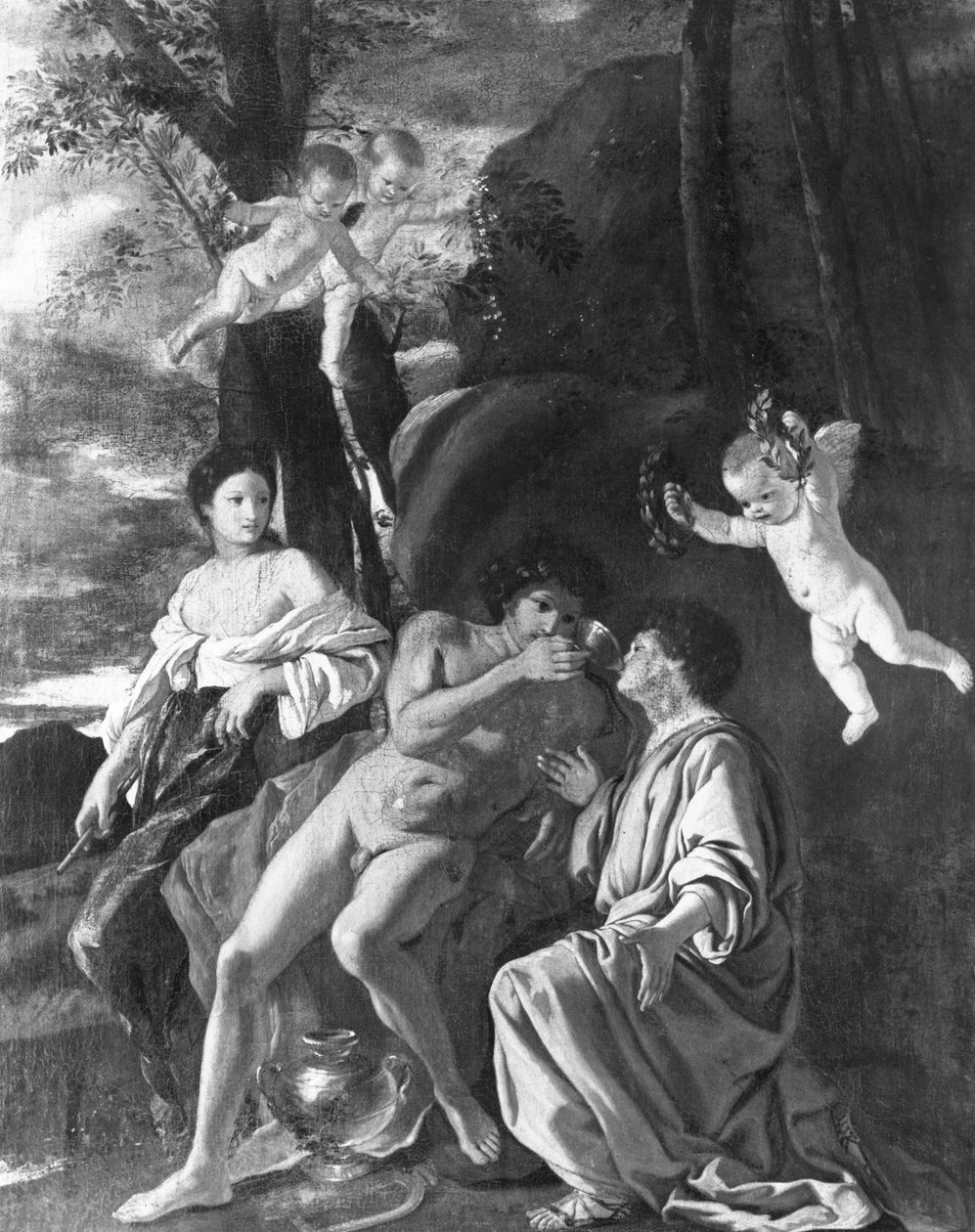 Inspiração de Anacreon de Nicolas Poussin
