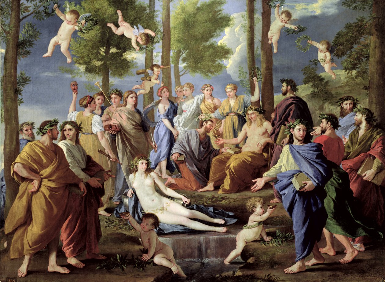 Parnassus, 1626 de Nicolas Poussin