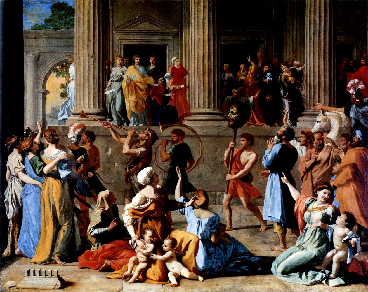 O triunfo de Davi de Nicolas Poussin