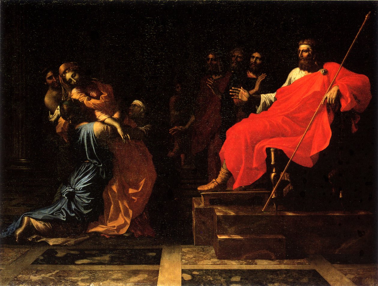 Ester antes de Assuero de Nicolas Poussin