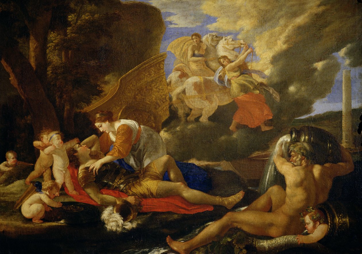 Rinaldo e Armida de Nicolas Poussin