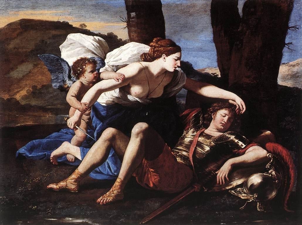 Rinaldo e Armida de Nicolas Poussin
