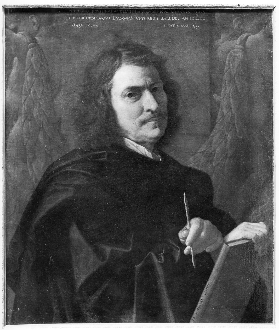 Auto-Retrato, 1649 de Nicolas Poussin