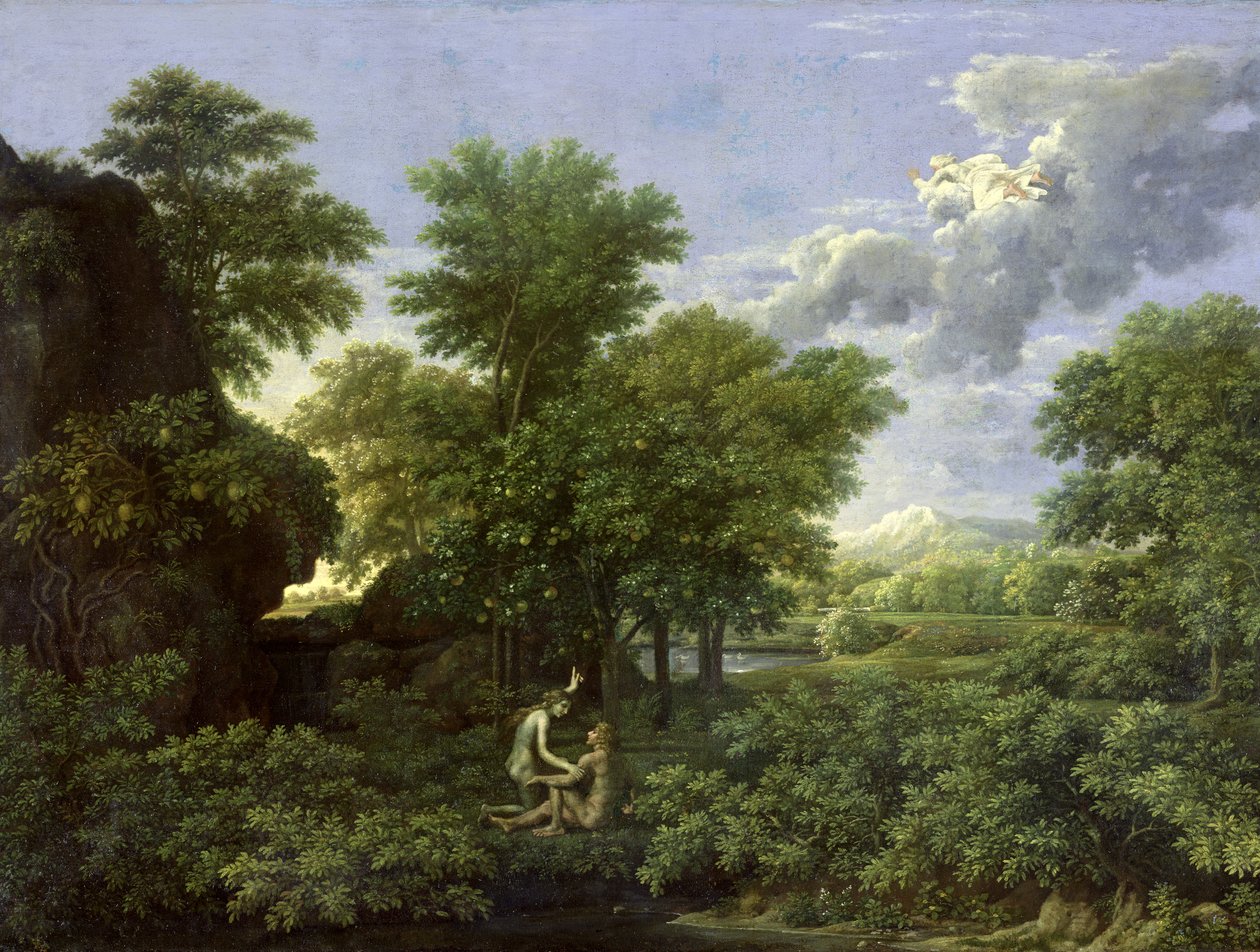 Primavera ou o jardim do Éden de Nicolas Poussin