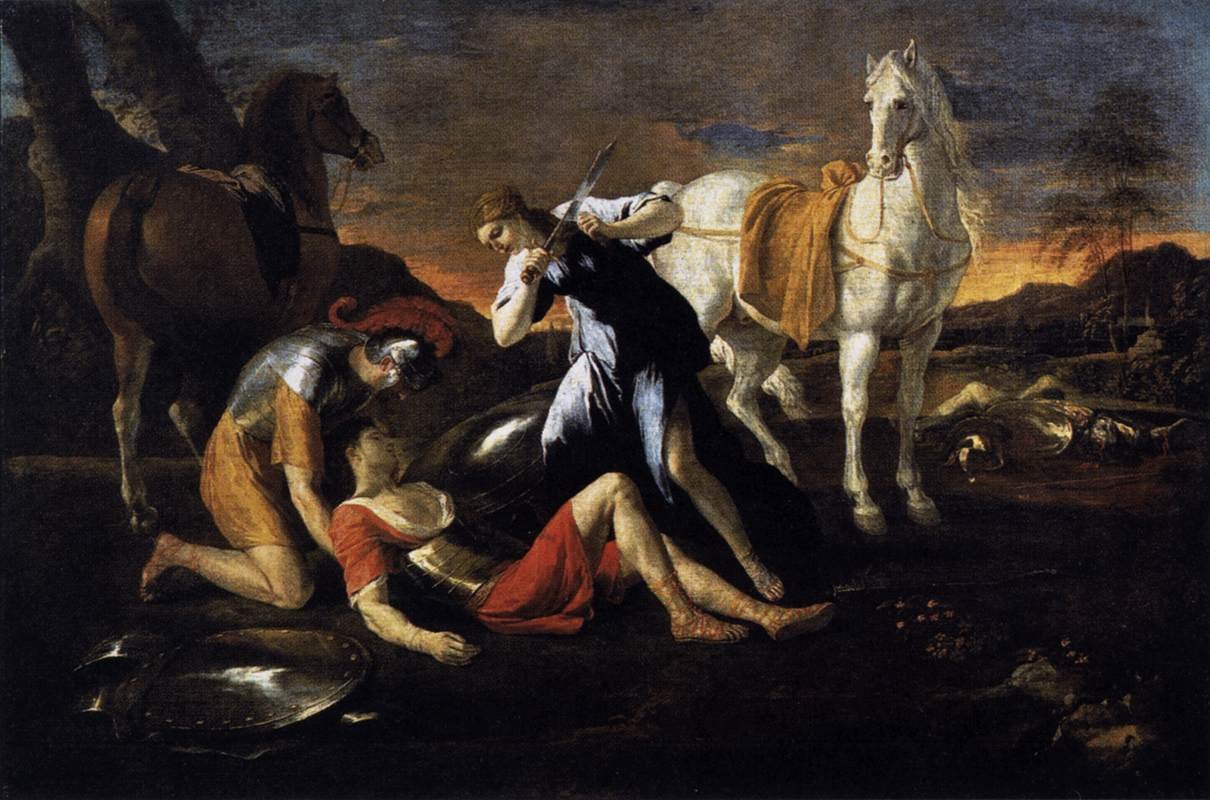 Tancred e Erminia de Nicolas Poussin
