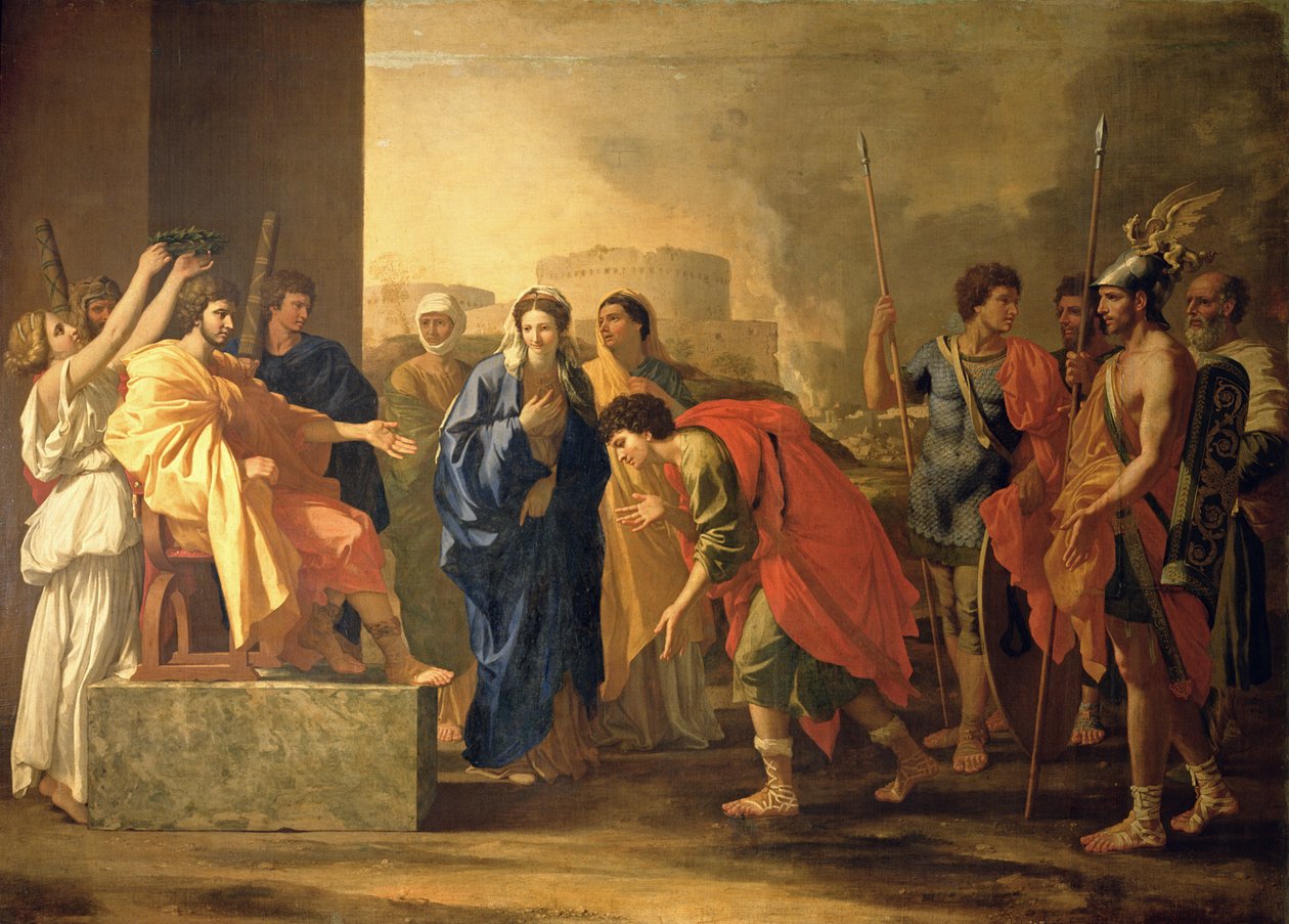 A Continência de Cipião, 1640 de Nicolas Poussin