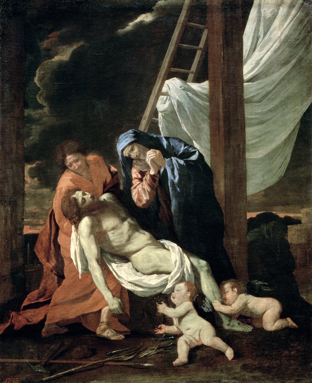 A deposição, c.1630 de Nicolas Poussin