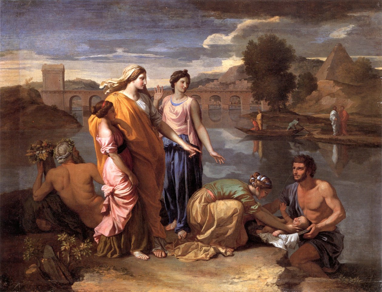 A descoberta de Moisés de Nicolas Poussin