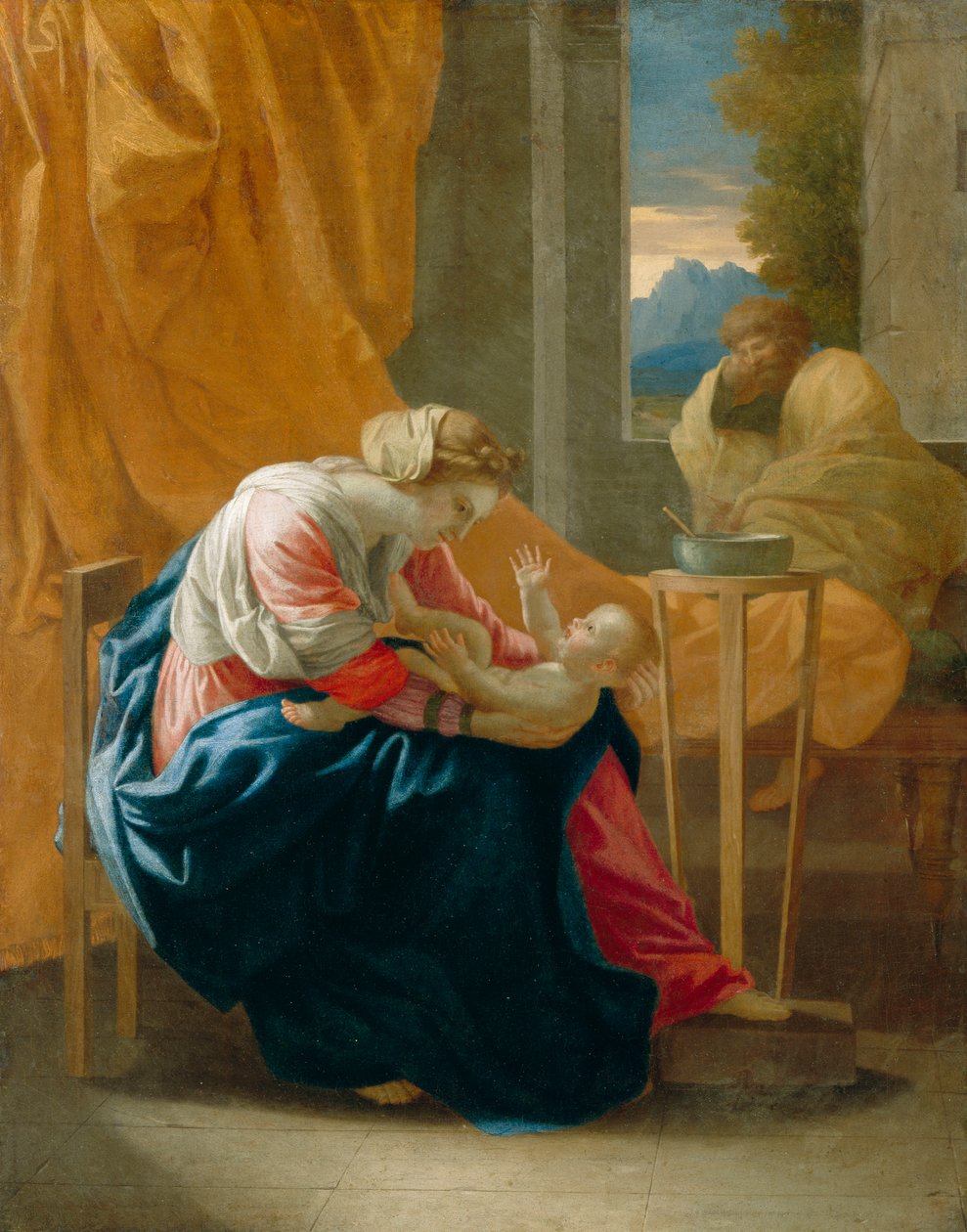A Sagrada Família, 1641 de Nicolas Poussin