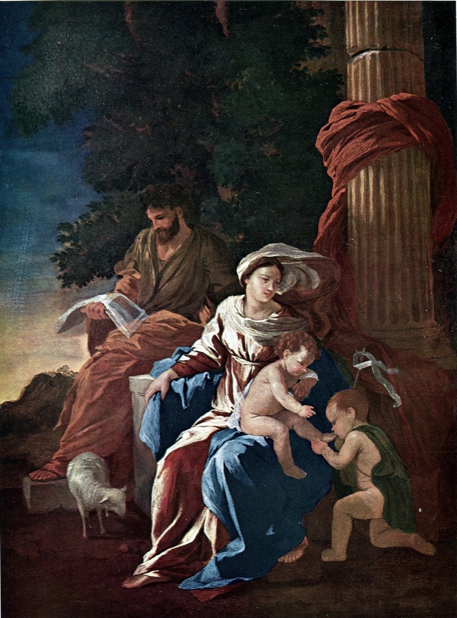 A Sagrada Família com São João de Nicolas Poussin