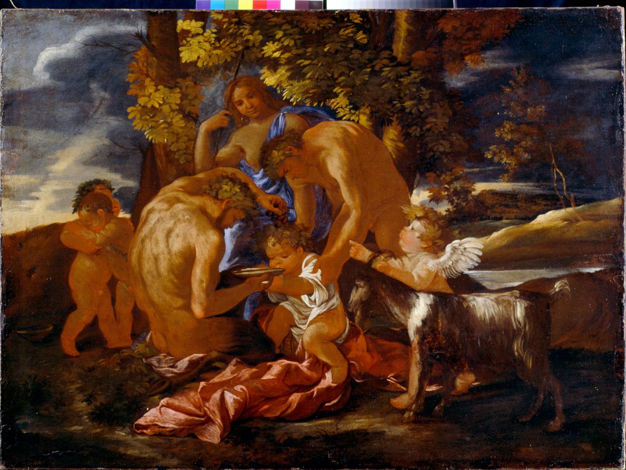 A criação de Baco de Nicolas Poussin