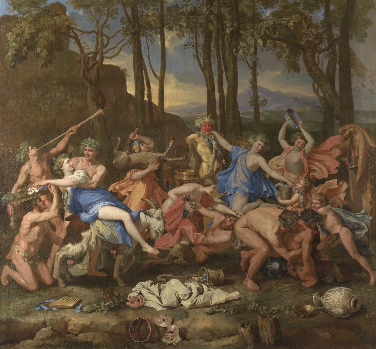 O triunfo do pan de Nicolas Poussin