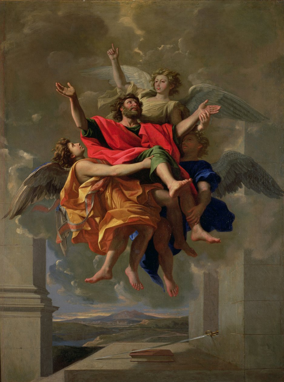 A visão de São Paulo, 1649-50 de Nicolas Poussin