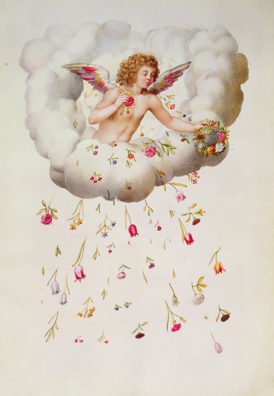 Zephyr de &39;The Garland of Julie&39;, c.1642 de Nicolas Robert