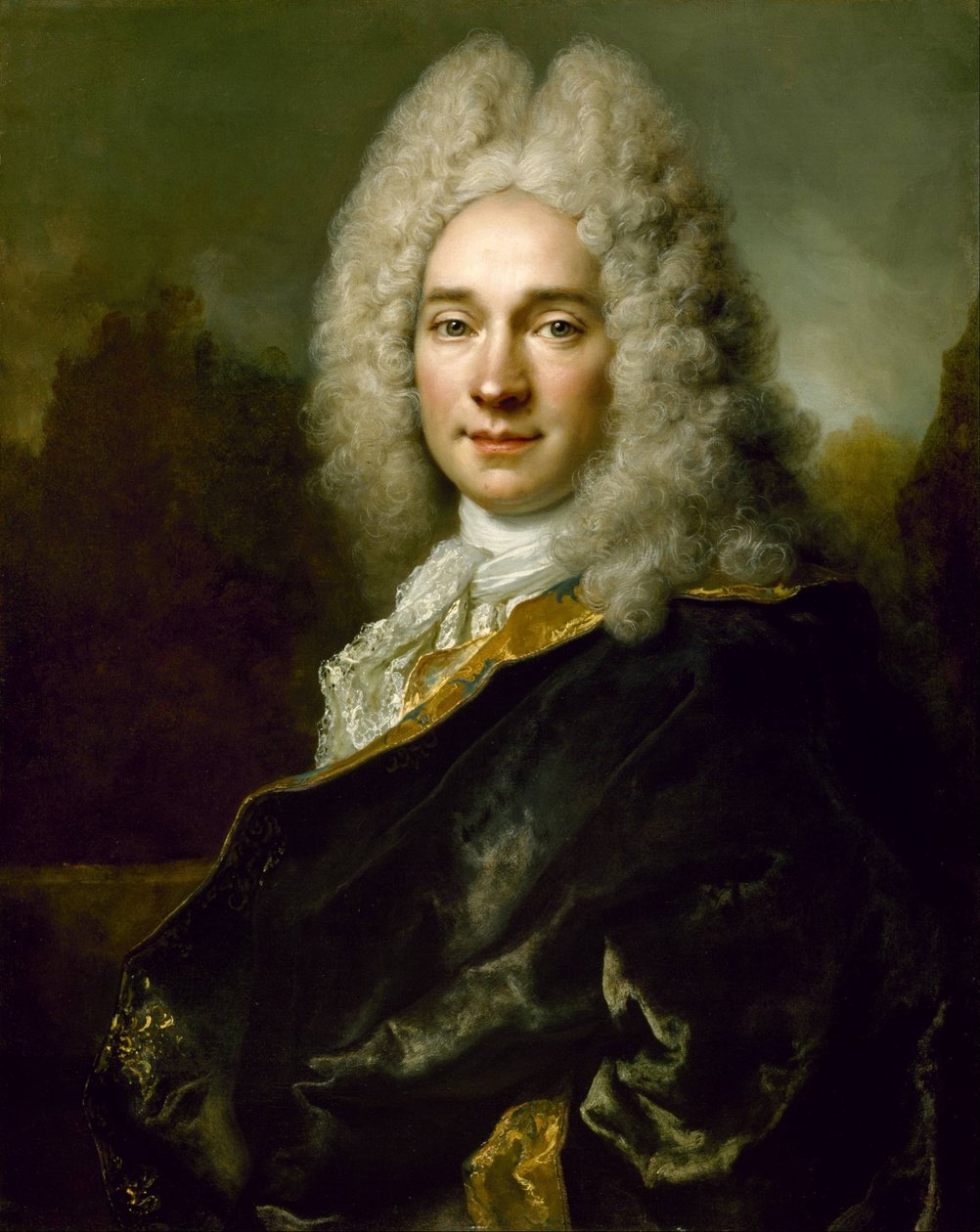 Retrato, de, pedra, mongazon, presente de Nicolas de Largillière
