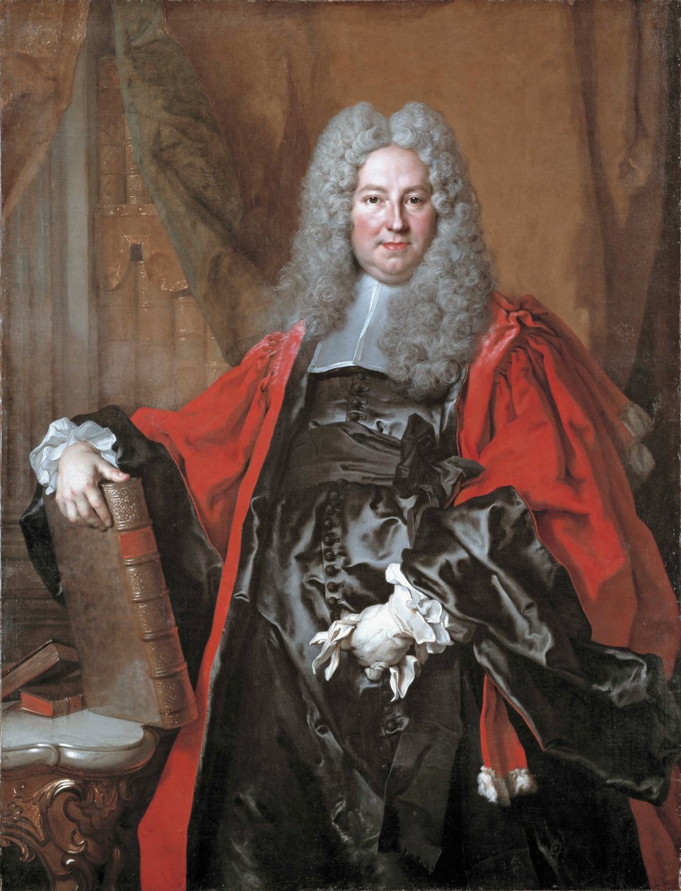 Retrato de Barthélemy-Jean-Claude PupilPortuguês de Nicolas de Largillière