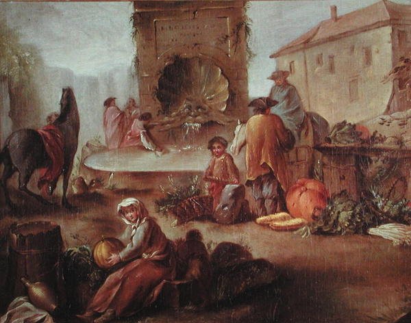 A fonte do mercado de Nicolas Bernard Lepicie